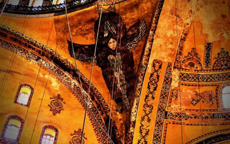 Η μεγαλοπρεπής τελετή της Αναστάσεως στην Αγία Σοφία...
